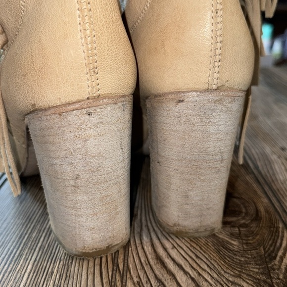 Free People boots Wild Rose Slouch Size 8.5 cream - Picture 3 of 11